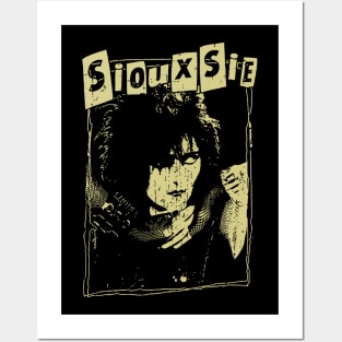 Siouxsie And The Banshees // Vintage Style Design Posters and Art